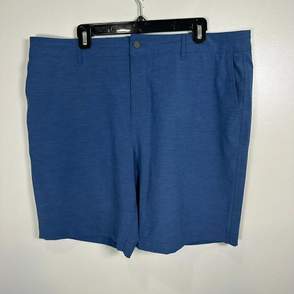 Faherty Belt Loop All Day Shorts Casual Comfort Blue Men's Size 38 Chino